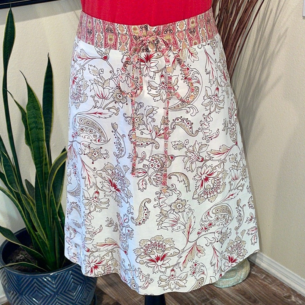 Vintage Parameter Floral A-line Skirt